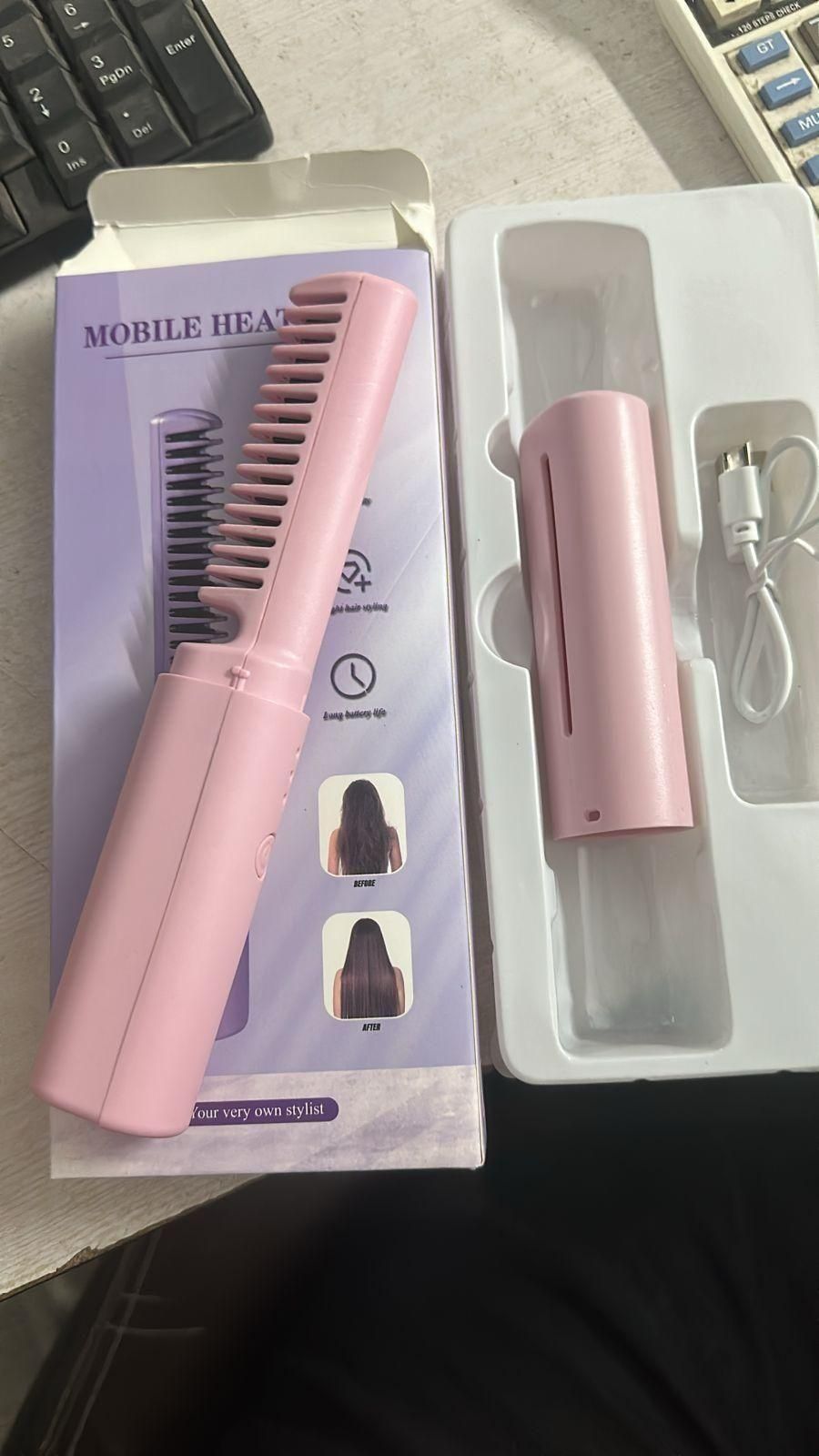 ⚡ Meneflix GlowStraight Portable Mini Hair Straightener