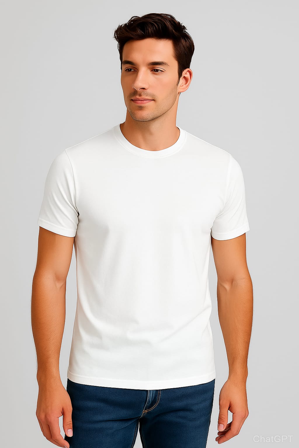 PREMIUM COTTON WHITE T SHIRT