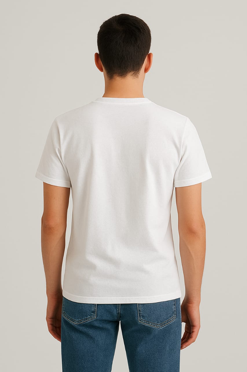 PREMIUM COTTON WHITE T SHIRT