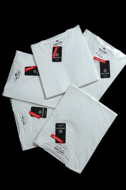 PREMIUM COTTON WHITE T SHIRT